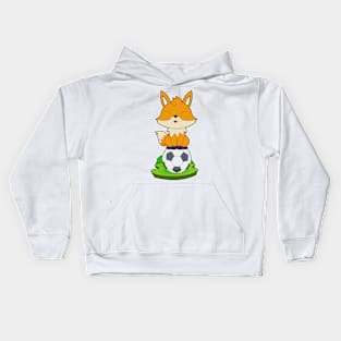 Fox Soccer player Soccer Kids Hoodie